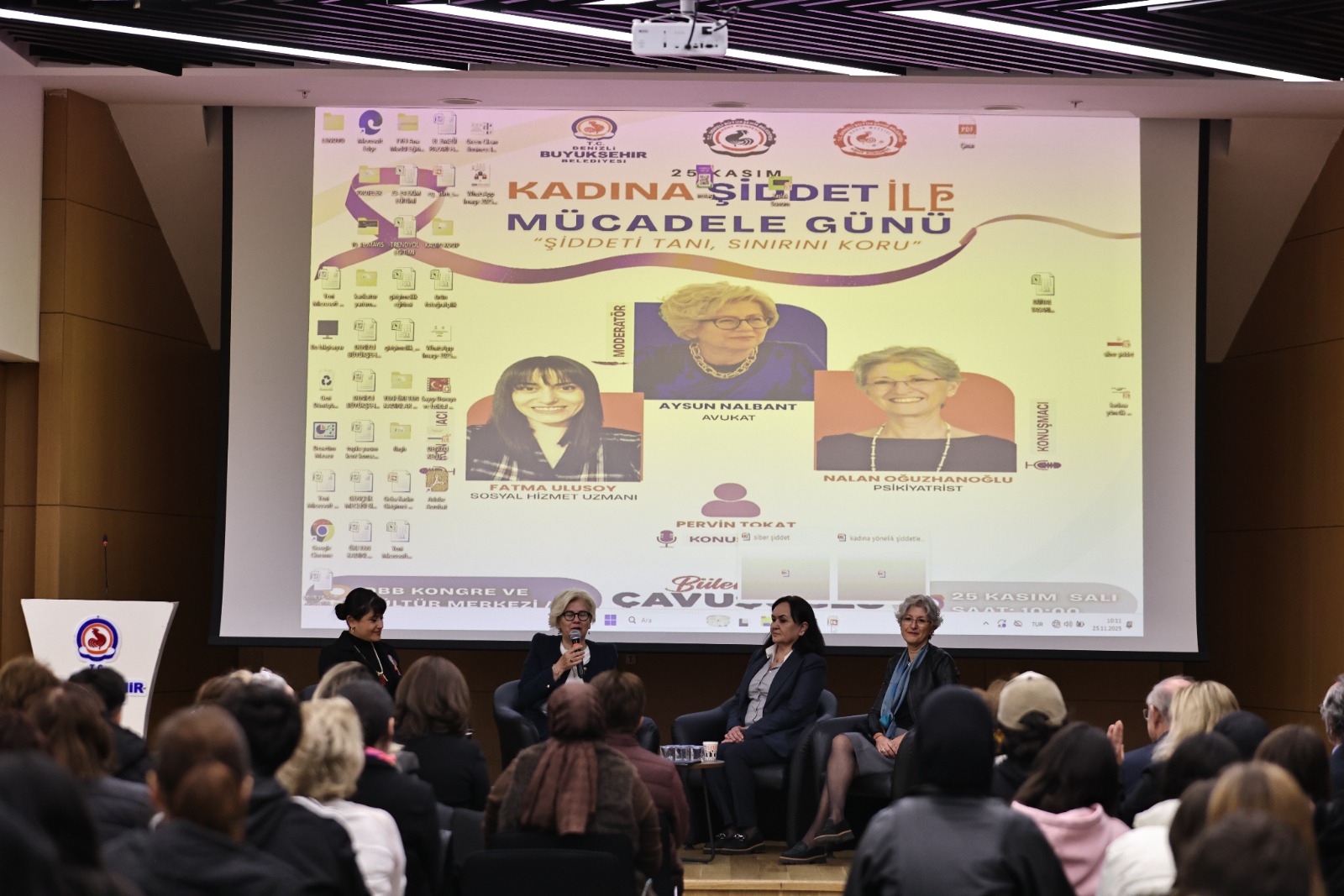 Denizli Büyükşehir Belediyesi Kent Konseyi Kadın Meclisi, 25 Kasım kapsamında