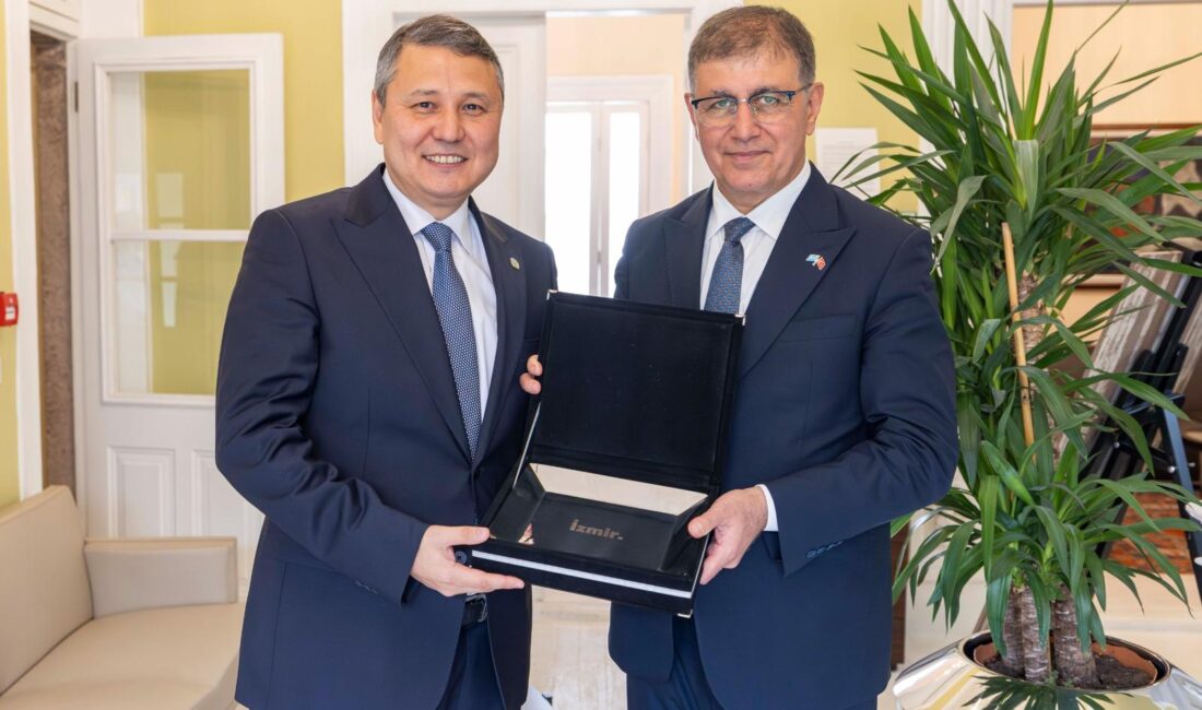 İzmir Büyükşehir Belediye Başkanı Dr. Cemil Tugay, Kazakistan İzmir Başkonsolosu
