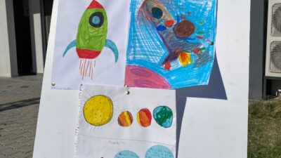 Çiğli Belediyesi'nin ara tatilde düzenlediği "Hayalindeki Uzayı Çiz" etkinliğinde 650