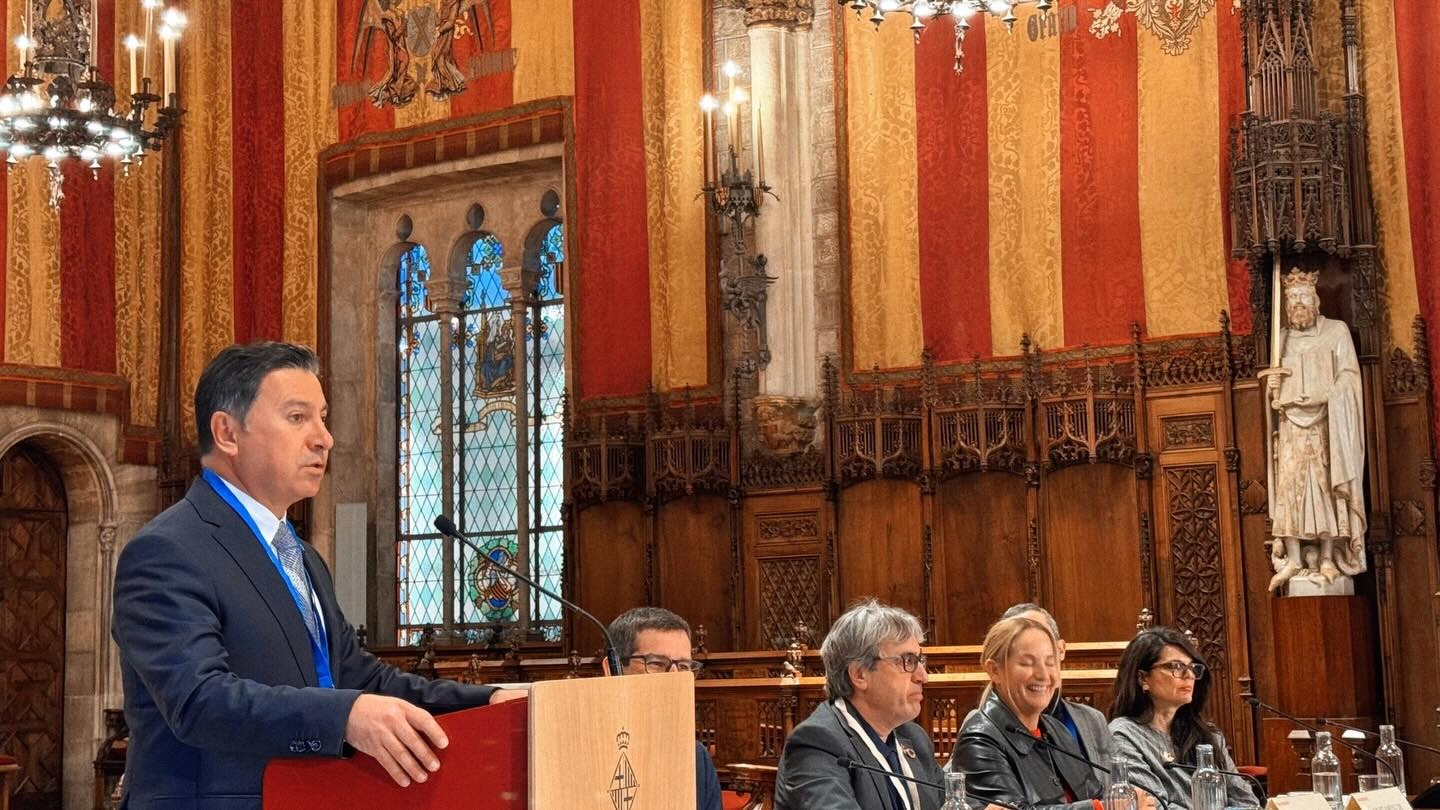 Başkan Aras’tan Barselona’da Akdeniz Vurgusu