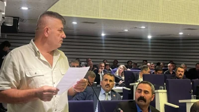 Buca Belediyesi Kasım ayı meclisinde AK Partili Kemal Altın, '2