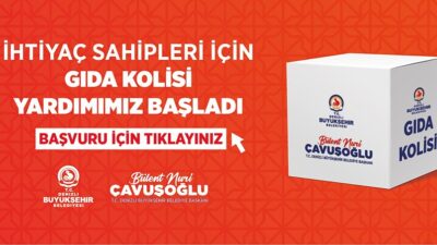 Denizli Büyükşehir Belediyesi, rutin gıda desteklerinin yanı sıra, özel durumlarından