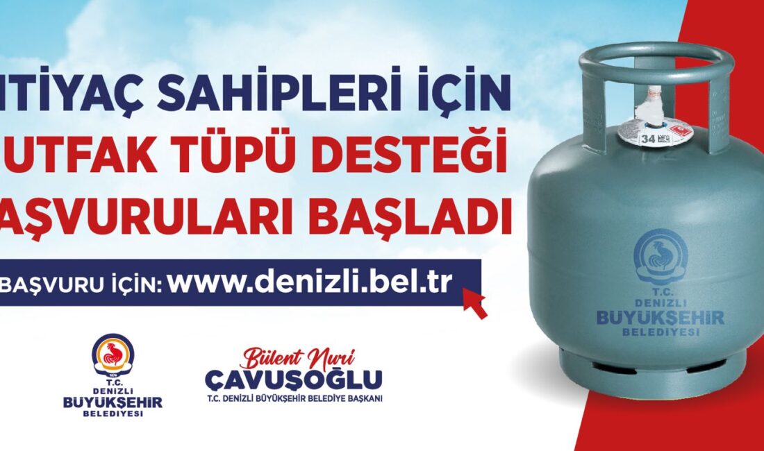 Denizli Büyükşehir Belediyesi, 1.100 TL'ye dayanan tüp fiyatları karşısında ihtiyaç