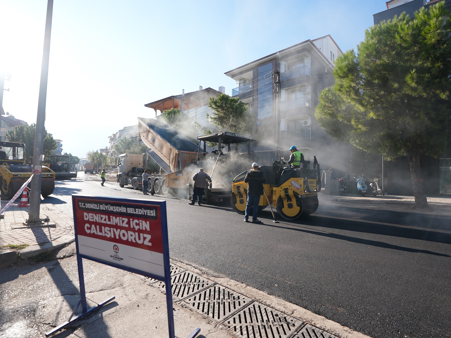 Denizli Büyükşehir Belediyesi, Yunus Emre Mahallesi’ndeki bin 300 metrelik Yunus