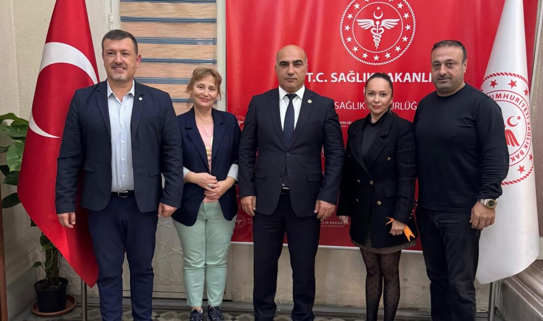 Ege Basın Yayın Derneği Başkanı Aydan Yalçın ve beraberindeki heyet,