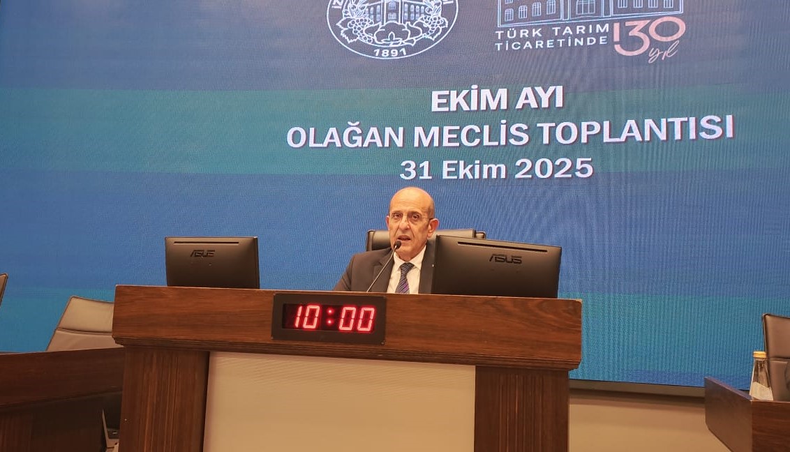 İzmir Ticaret Borsası Başkanı Ömer Gökhan Tuncer, Ekim ayı meclis