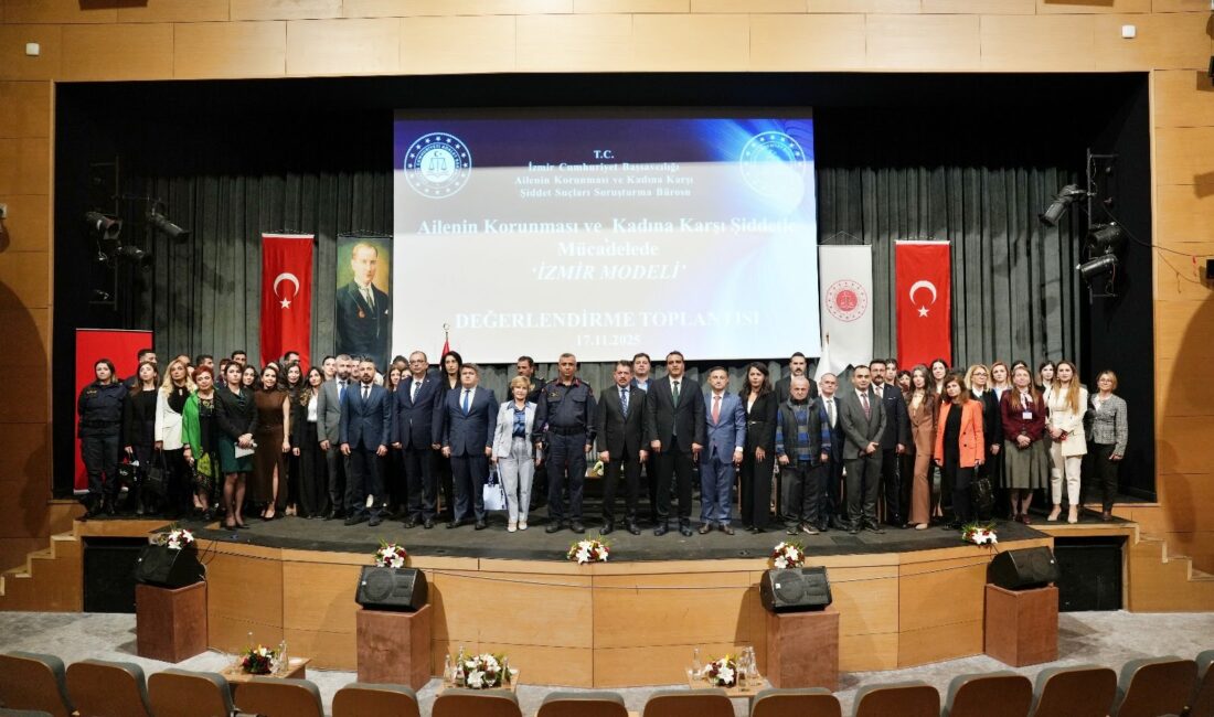 İzmir Kadına Şiddetle Mücadele uygulamaları değerlendirildi. Elektronik kelepçe kullanımının %1.212,