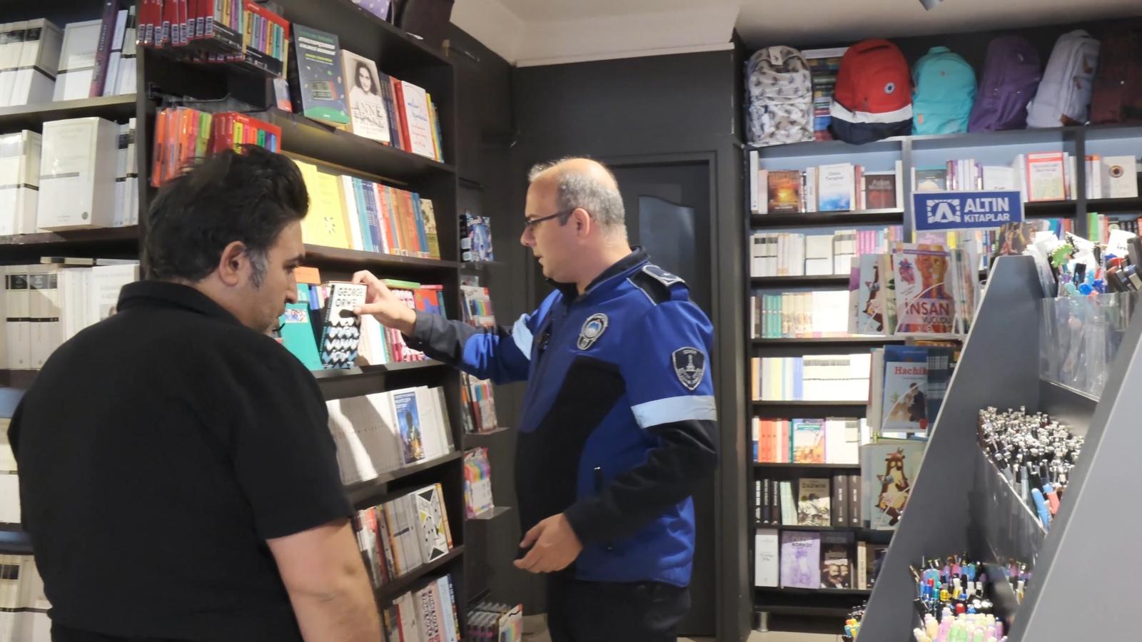 İzmir'de Zabıta ekiplerinin okul kantininde hijyen veya fiyat etiketi kontrolü