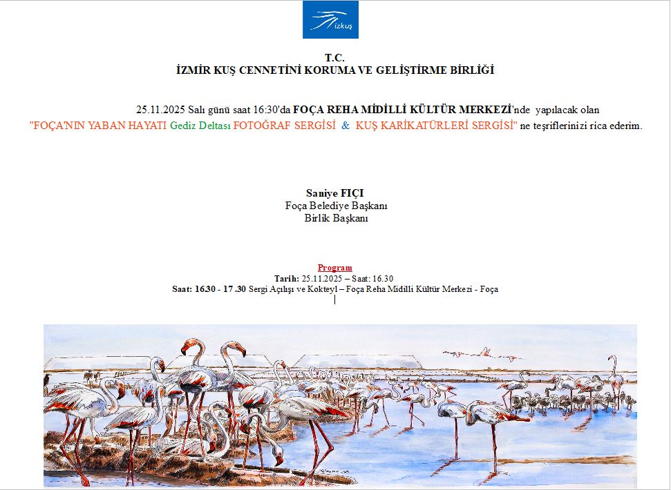 Kuş Cenneti Karikatür Yarışması Sonuçlandı Ödüller Foça'da