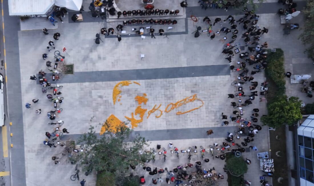 Menderes Belediyesi, 10 Kasım’da Gümüldür Satsuma mandalinası ile Atatürk silüeti