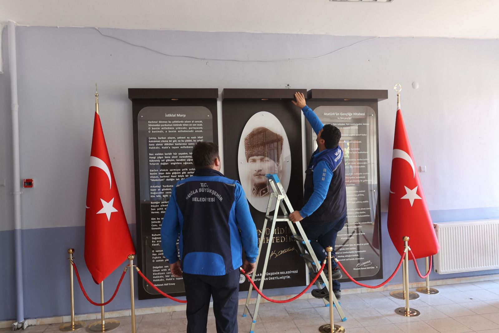 Muğla Okul Bakımı Tamam Ara Tatilde 185 Okulda Yenileme çalışması