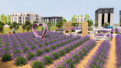 Kemalpaşa Belediyesi, 1.200 m² alanda Lavanta Park projesini başlattı. Park,