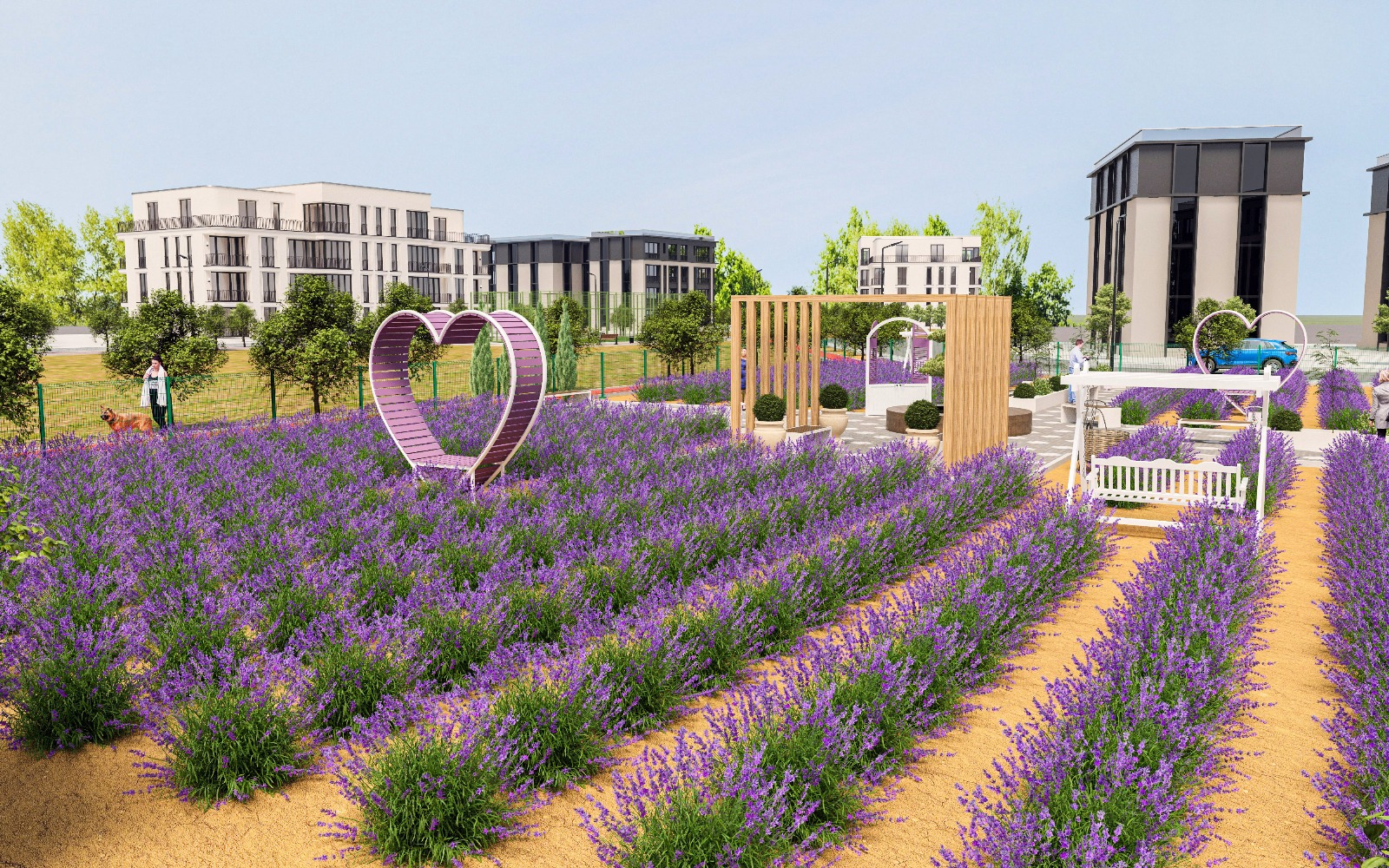 Kemalpaşa Belediyesi, 1.200 m² alanda Lavanta Park projesini başlattı. Park,