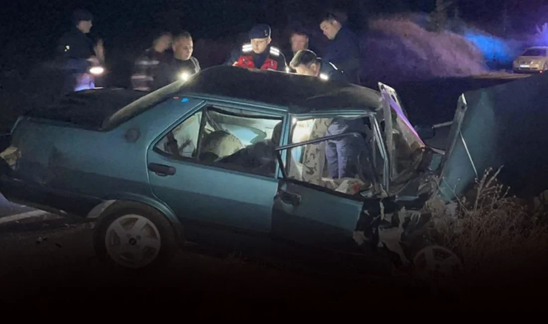 Uşak'ın Eşme ilçesinde otomobilin kepçeye çarpması sonucu baba Galip Ç.