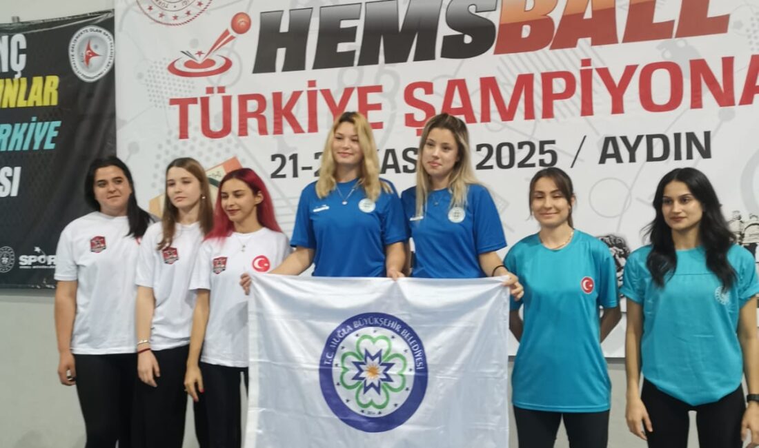 Aydın'da düzenlenen Türkiye Hemsball Şampiyonası'nda Muğla Büyükşehir Belediyesi sporcuları, takım