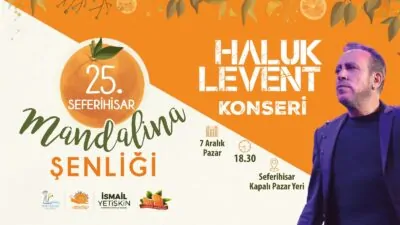 Seferihisar’ın köklü geleneklerinden biri olan Mandalina Şenliği, bu yıl 25’inci