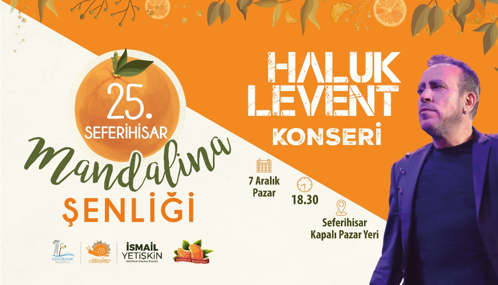 Seferihisar’ın köklü geleneklerinden biri olan Mandalina Şenliği, bu yıl 25’inci