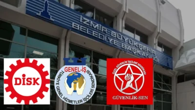 İzmir Büyükşehir Belediyesi şirketlerinden İZENERJİ'de çalışan özel güvenlik görevlilerinin işkolu
