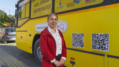 Adana'dan İzmir'e göç eden Aynur Dağaşan (51), Meslek Fabrikası'nın Mobil