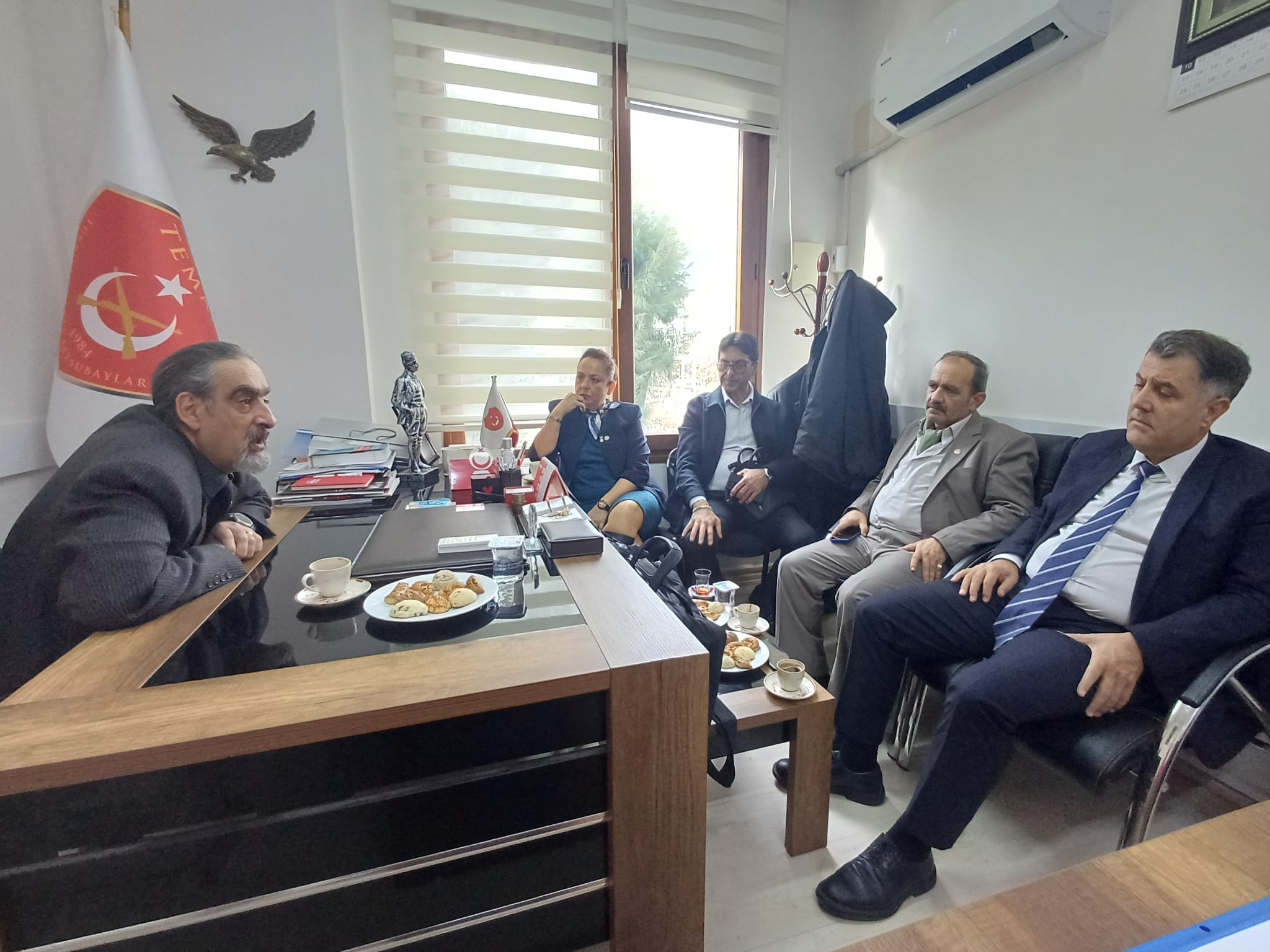 ATA Parti İzmir İl Başkanlığı, TEMAD Gaziemir Şubesi'ni ziyaret ederek