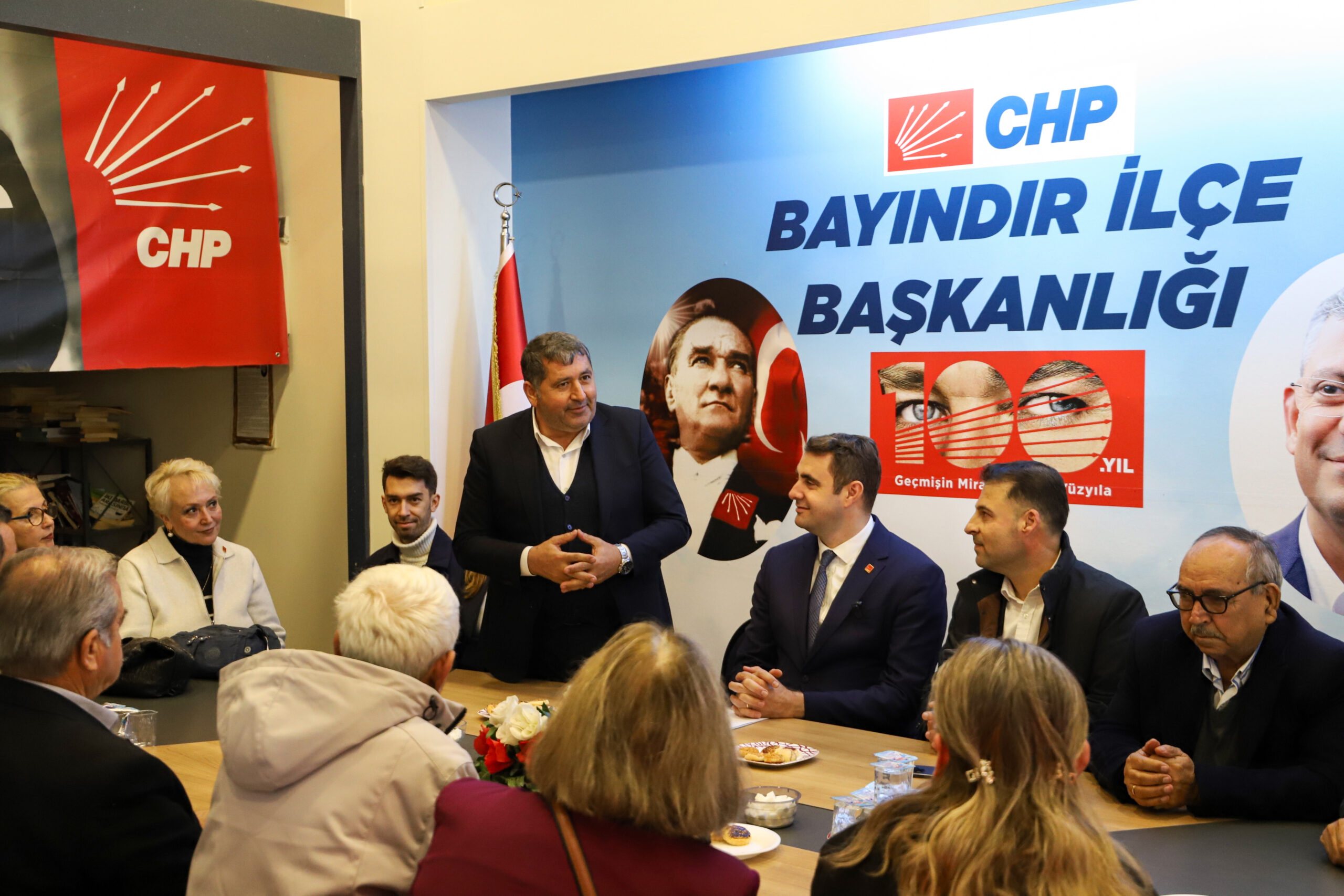 CHP İzmir İl Başkanı Çağatay Güç ve İl Yönetimi, Bayındır