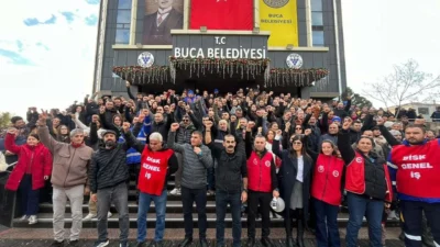 Buca Belediyesi memur eylemi bitti! 7 aylık alacaklar için sunulan