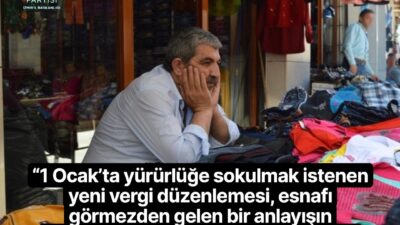 DEVA Partisi İzmir, götürü usulden gerçek usule ani geçişin esnafı