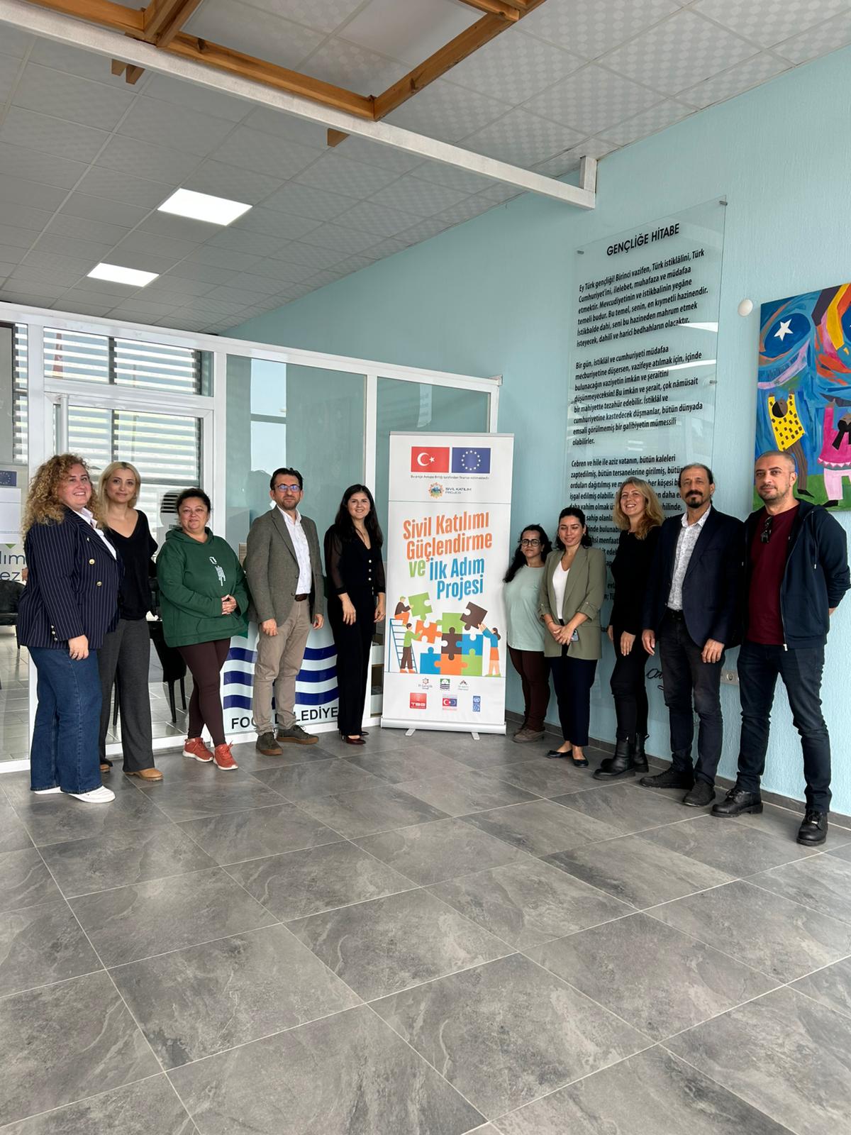 Foça Belediyesi ve Pi Gençlik Derneği'nin yürüttüğü 