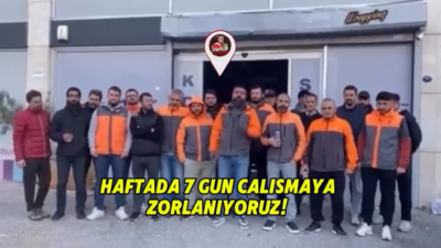 İzmir Konak Hepsijet çalışanları, haftada 7 gün çalışma ve yoğun