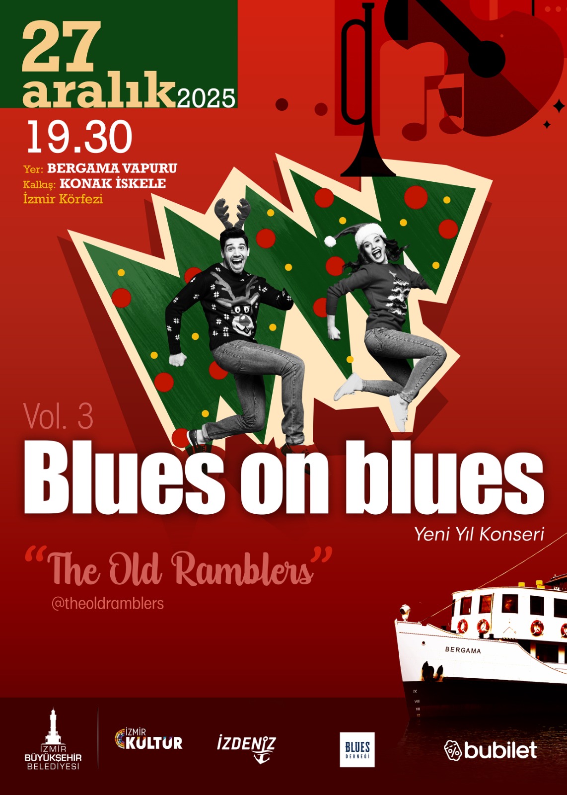 İzmir Büyükşehir Belediyesi'nden yıl sonu sürprizi! 27 Aralık'ta Bergama Vapuru'nda