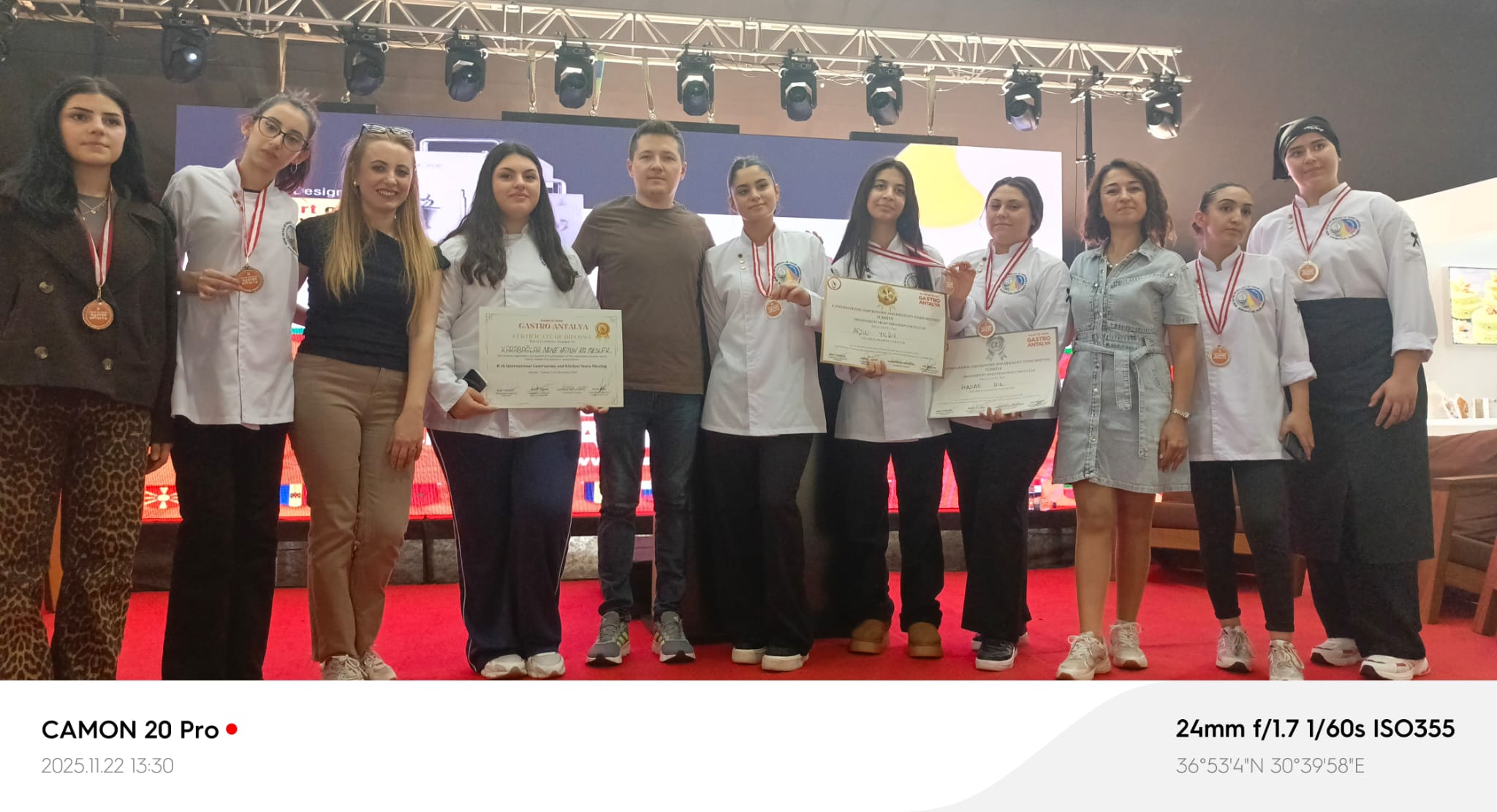 İzmir’den Geleceğin Şefleri Antalya’yı Salladı