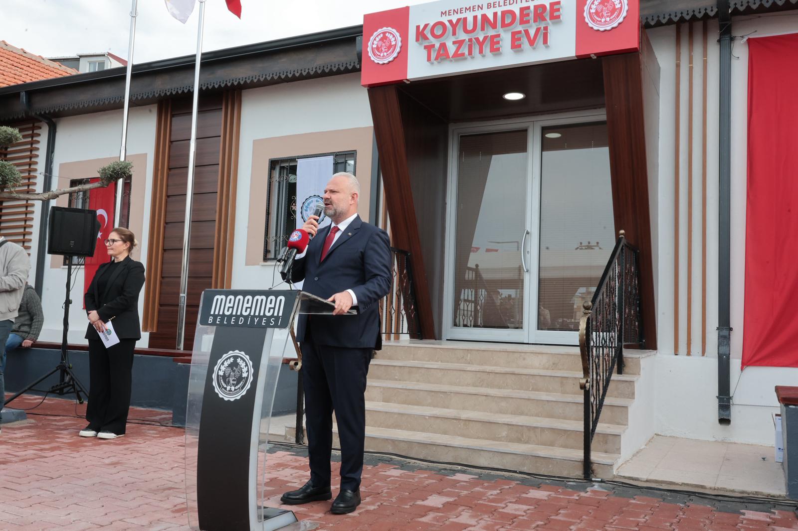 Menemen'de Taziye Evi Hizmete Açıldı