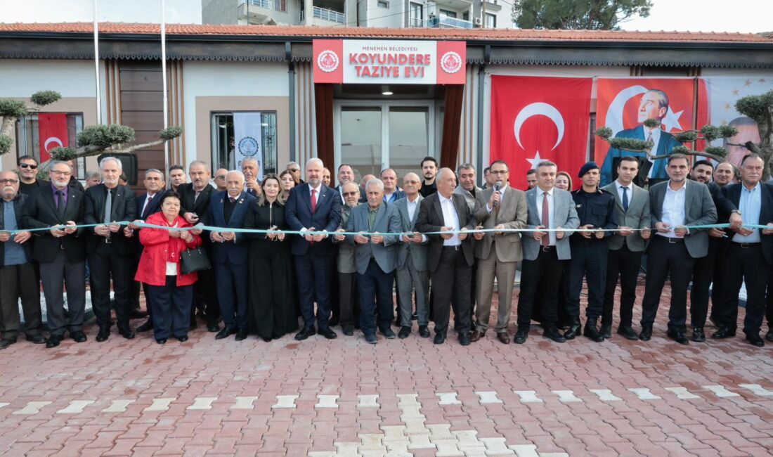 Menemen Belediyesi, Başkan Aydın Pehlivan'ın 7. açılışı olan Koyundere Taziye