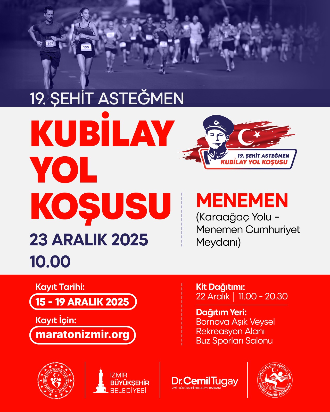 Şehit Kubilay yol Koşusu Menemen’de 95 Yıllık Vefa