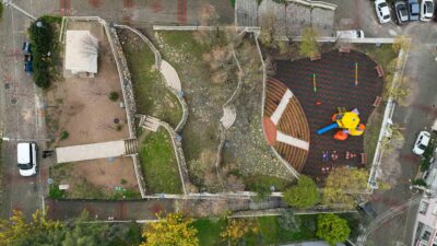 Buca Belediyesi, Yaylacık Mahallesi'ndeki "Merdivenli Park"ı modern ve güvenli hale
