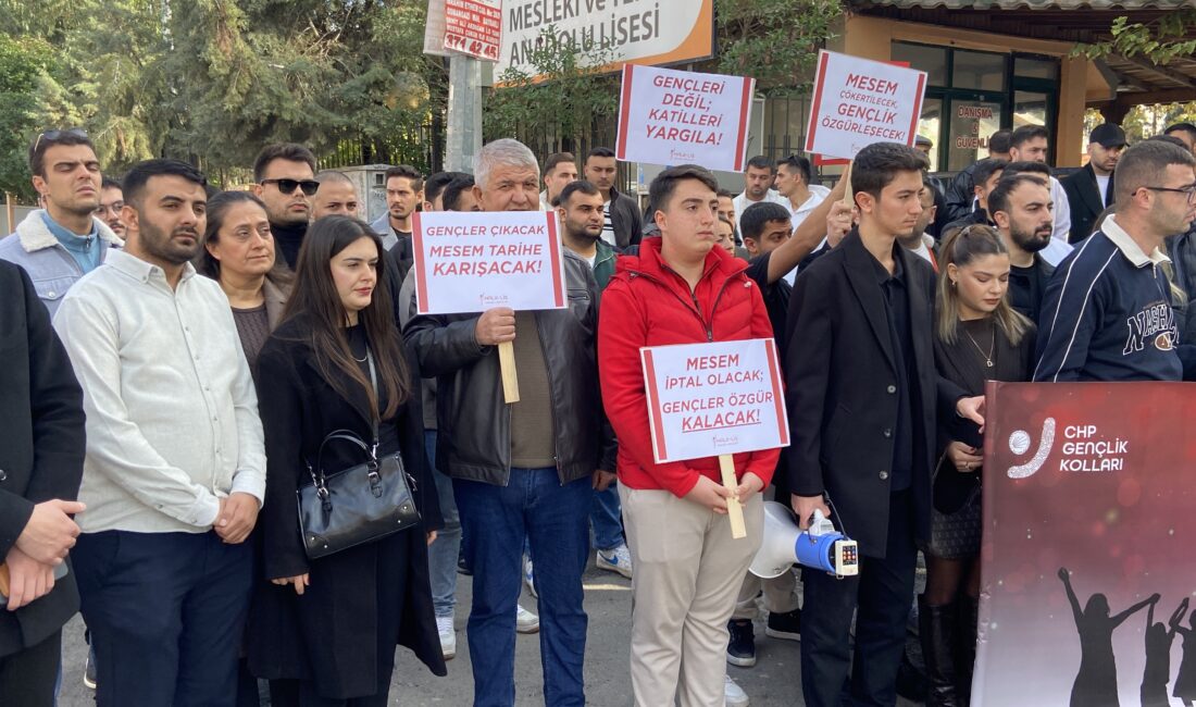 CHP İzmir Gençlik Kolları, MESEM'lerdeki çocuk işçi ölümlerini protesto etti.