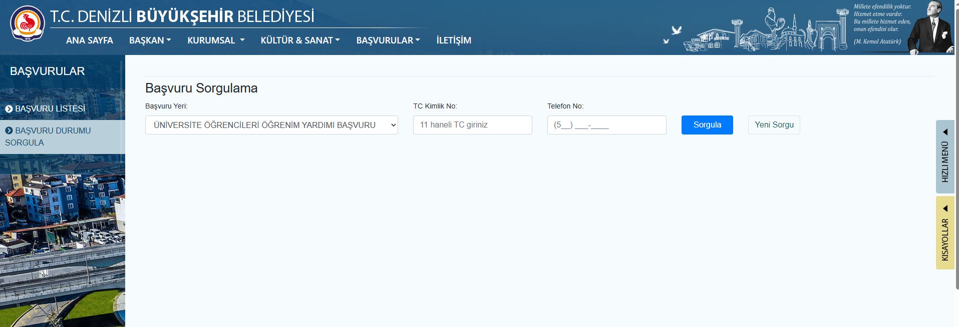 Denizli Büyükşehir Belediyesi’nin Ayni Öğrenim Yardımı sonuçları açıklandı. 3.672 öğrenciye