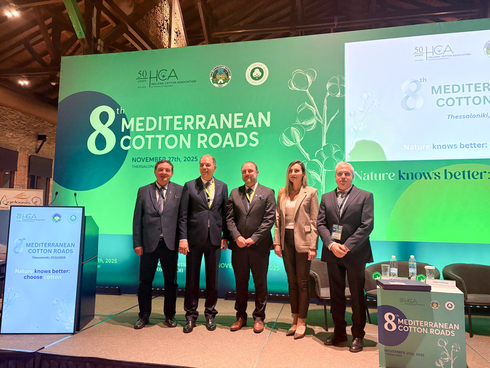 İzmir Ticaret Borsası heyeti, 8. Akdeniz Pamuk Yolu etkinliğinde Selanik’te