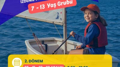 İzmir Marina'da yetişkinler ve çocuklar için kış dönemi yelken eğitimleri