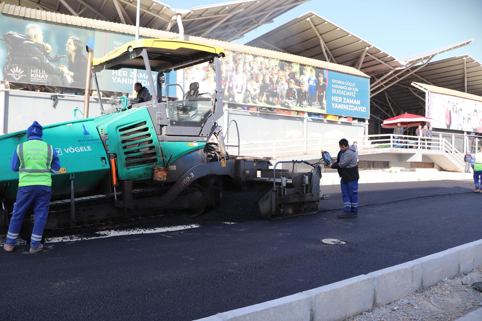 İzmir Büyükşehir Belediyesi'nin Karabağlar'daki Dostluk Bulvarı bağlantı yolu projesinde sona