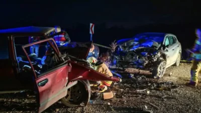 Manisa Demirci'de cezaevinden tahliye olan yakınlarını almaya giden Kapucu ailesi