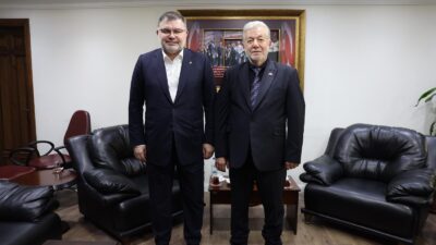 AK Parti İzmir İl Başkanı Bilal Saygılı, Yalçın Ata’yı ziyaret