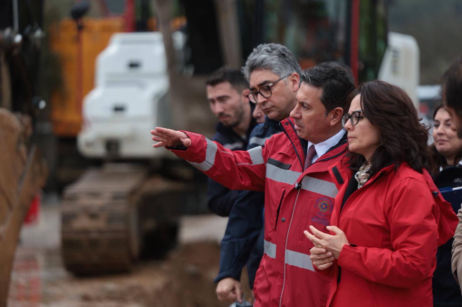 Muğla’da 502 milyon TL’lik yol ve altyapı yatırımı sahada incelendi.