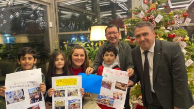 EMD İzmir LÖSEV ziyareti, 10 Ocak’ta duygulandırdı. Gazeteciler, lösemili çocuklarla