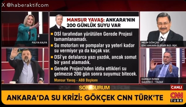 Melik Yiğitel Gürbüz Evren kavgası: “Yalancısın, terbiyesizleşme!” Melik Yiğitel Gürbüz Evren kavgası CNN Türk'ü karıştırdı! "Ahlaksız" ve