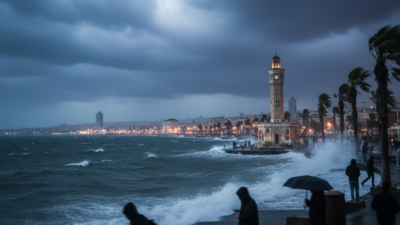 İzmir hava durumu için flaş sarı kodlu uyarı! Meteoroloji saat