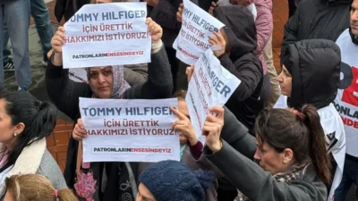 Forum Bornova işçi eylemi büyüyor. Elsa Tekstil’den işten atılan 250