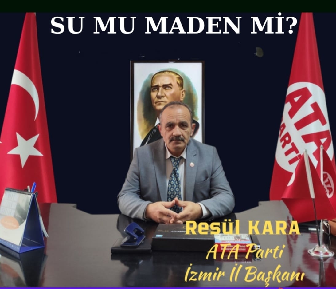 İzmir maden ihaleleri tartışma yarattı. ATA Parti, Bozdağlar ve Küçük