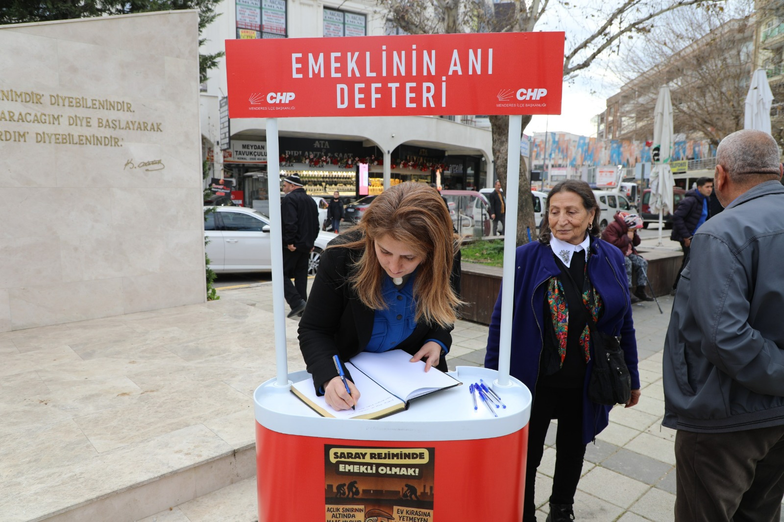 Menderes’te emekliler isyanda CHP meydanda tek yürek