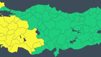İzmir için sarı kodlu kuvvetli yağış uyarısı yapıldı. Meteoroloji, sağanak,